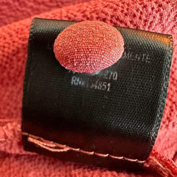 Wayf Womens High Neck Gathered Flutter Sleeve Keyhole Back Pink Blouse Top 2XL - Picture 12 of 12